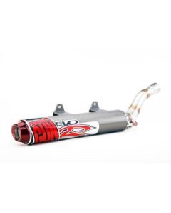 Big Gun EVO Race Stainless Steel Slip-On Exhaust With Red End Tip For Yamaha Raptor 700 R