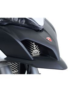 R&G Racing Stainless Steel Oil Cooler Guard For 2010-2015 Ducati Multistrada 1200