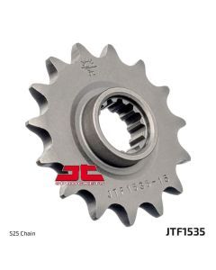 JT Sprockets Front Steel Countershaft Sprocket 15 Tooth 15T 525 Chain For Kawasaki ZZR600 J4,J6F,J7F,J8F 2005-2008 JTF1535.15
