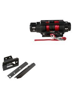 Viper 6000lbs V3 Winch Red Rope With Mount For Polaris RZR 570 2012-2021