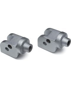 Kuryakyn Splined Adaptor Mounts for Cruisers Silver 8903