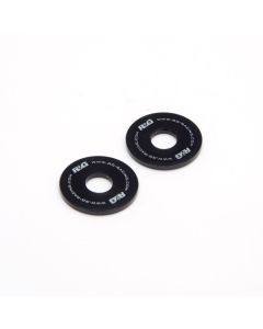 R&G Racing Black Rear Foot Rest Delete Blanking Plates For 2020-2023 KTM 1290 Super Duke R