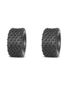 Set of 2 QUADBOSS QBT739 Rear Tires 22x11-9 4-ply