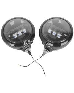 Letric Lighting Passing Lamps Only, Black/Black 4.5"
