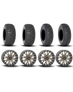 System 3 SB-4 Beadlock Bronze 15" Wheels And SS360 Sand/Snow Tires [32x10-15] ,[32x12-15]