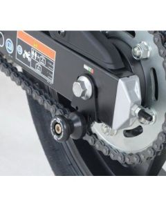 R&G Racing Black Cotton Reels Offset For 2013-2018 Honda CB500F