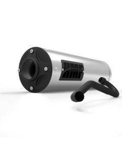 HMF Muffler Honda Rubicon/Rancher IRS 15-25 Stainless Titan-XL Full System Exhaust Blackout End Cap