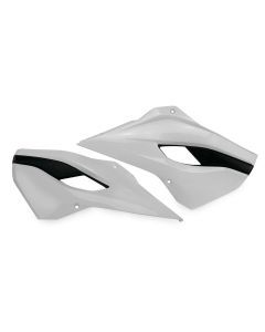 Acerbis White/Black Radiator Shrouds for Husqvarna - 2393410002