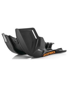 Acerbis Black MX Style Skid Plate - 2686030001