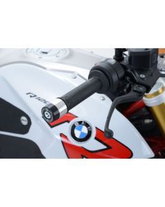 R&G Racing Black Bar End Sliders For 2018-2024 BMW F700GS