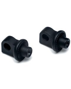 Kuryakyn Universal Peg Adaptors Stop Splined Satin Black