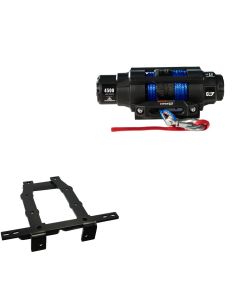 Viper 4500lbs V3 Winch Blue Rope With Mount For Honda Foreman 500 2012-2013