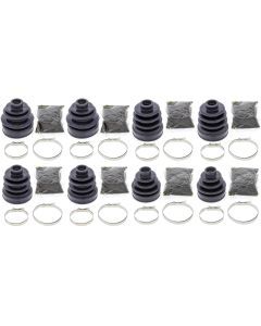 Complete Front & Rear Inner & Outer CV Boot Repair Kit Honda TRX650 Rincon 2005