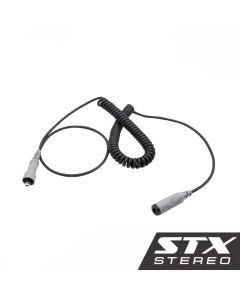 Rugged Radios STX STEREO Headset or Helmet Extension Coil Cable CC-STX-EXT