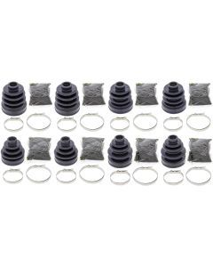 Complete Front & Rear Inner & Outer CV Boot Repair Kit TRX680 Rincon 08-09