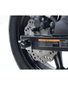 R&G Racing Black Swingarm Protectors For 2016-2018 Kawasaki Z125