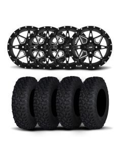 ITP Tornado 15" Matte Black Wheels And Coyote Tires [33x10R-15]