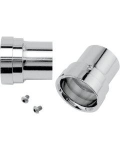 Vance & Hines End Cap Kit Straight-Cut Round for Big Shots Staggered Chrome