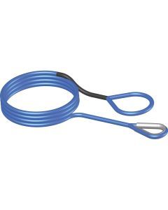 KFI Synthetic Winch Line; 15/64" x 50 ft.; Extension Cable; Blue SYN-EXT-B50