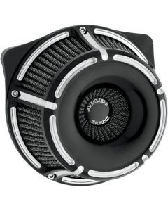 Arlen Ness Inverted Slot Track Black Cut Stage 1 Air Cleaner Harley T/C 99-15