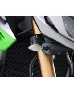 R&G Racing Black Front Indicator Adapter Kit FAP0004BK