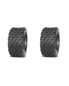 (Pair) 2 Quadboss Sport ATV Rear Tires 22X11X9 22X11-9 4 PLY QBT739