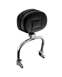 Kuryakyn Chrome Driver Backrest Pad Support Quick Detach Harley Softail 8987