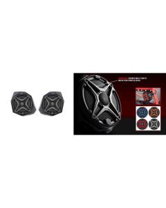 SSV Works Front Kick 6.5" Speaker Pods With Grey Grills For Can-Am Maverick X3 17-22