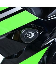 R&G Racing White Aero Style Crash Protection Bobbins For 2017-2024 Kawasaki Ninja 650 EX650