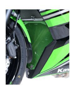 R&G Racing Black Downpipe Grill For 2017-2024 Kawasaki Ninja 650 EX650 DG0023BK