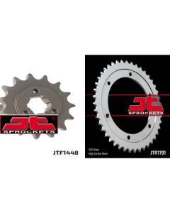 Front & Rear Sprocket Kit for SUZUKI DR650 SE-T,V,W,X,Y,K1-K9,L0-L6-USA 96-16