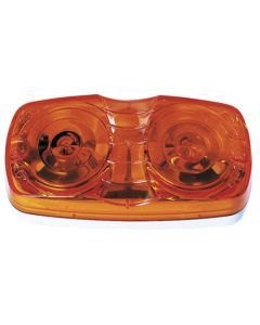 Peterson V138A  Clearance Light Two Bulb Amber