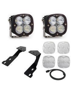 Baja Designs A-Pillar Light Kit Pair XL Sport Series Driving/Combo Pattern Clear Lens Toggle Wiring 447860