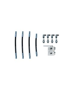 Bumper Pull Dump Trailer Conversion Kit for Tradesman 7K Trailer Jack - 17 Inch