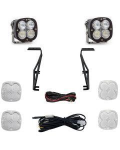 Baja Designs A-Pillar Light Kit Pair XL80 Series Driving/Combo Pattern Clear Lens For Ford F-150 Raptor 2021-2023 448060