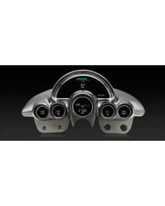 Dakota Digital 61-62 Impala Gauges w/Ashtray & DIN Radio VFD3-61C-IM-AD