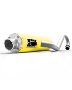 HMF Muffler Can-Am Outlander 1000 13-24 Sunburst Yellow Performance Full System Exhaust Turn Down End Cap