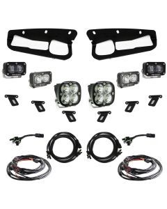 Baja Designs Fog Pocket Light Kit S2 SAE / Sportsman Series Multi Pattern Clear Lens Toggle Wiring 448174