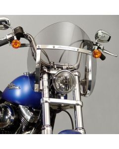 National Cycle Light Gray SwitchBlade Shorty Quick Release Windshield With Mount Kit, Straight Forks