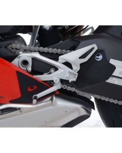 R&G Racing Black Boot Guard Kit For 2018-2019 Ducati Panigale V4