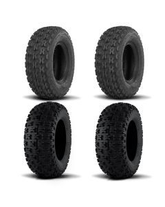 ITP Two Each Holeshot Tires Front [21x7-10] And Holeshot Tires Rear [20x11-10]