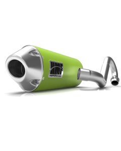HMF Muffler Yamaha YFZ 450R-X 09-25 Venom Green Performance Full System Exhaust Euro End Cap Side Mount