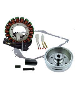 RMStator Stator Kit With Flywheel , Crankcase Cover Gasket And Puller Tool