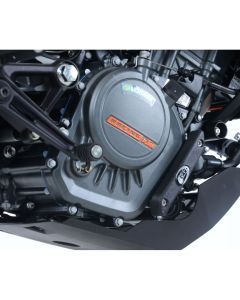 R&G Racing Black Engine Case Sliders RHS For 2021-2023 Husqvarna 125 Svartpilen