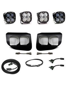 Baja Designs Fog Pocket Light Kit Squadron Pro Series SAE Pattern Clear Lens Upfitter Wiring 447736UP