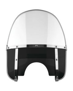 National Cycle Clear Beaded Heavy Duty Windshield With Mount Kit, Covered Forks