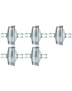 Set of 5 VisU-Filter Inline Fuel Filter 5/16 Inch 75 Micron