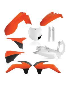 Acerbis 16 Orange Full Plastic Kit for KTM - 2449585226