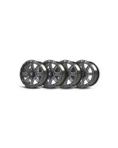 Bullite Set of 4 Lancer Wheel 15X7.0 Black 4/137 5+2