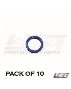 WSM Drain Plug Gasket for Johnson / Evinrude / Mercury / Mariner / Mercruiser / Force / OMC 5 - 300 Hp Pack of 10